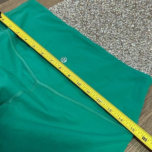 Lululemon Align High-Rise Mini-Flared Pant 32" Maldives Green size 10 NWT - Picture 7 of 7